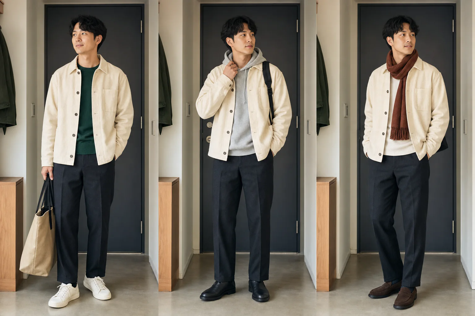 A visual list of reliable outfits ready to be repeated